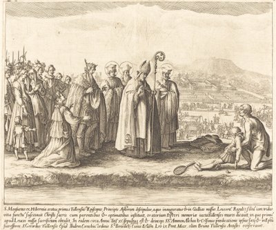 Das Wunder des Heiligen Mansuy von Jacques Callot