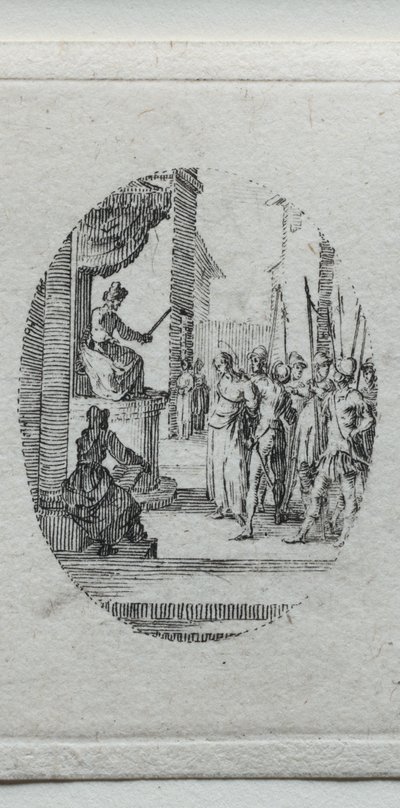 Die Geheimnisse der Passion: Christus vor Pilatus von Jacques Callot