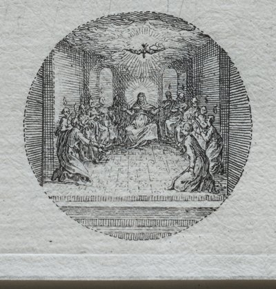 Die Geheimnisse der Passion: Der Abstieg des Heiligen Geistes von Jacques Callot