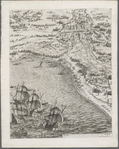 Die Belagerung von La Rochelle: Platte 12, 1628-1630 von Jacques Callot