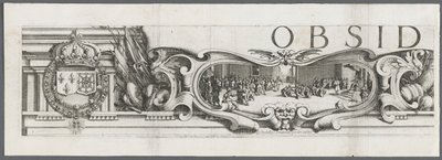 Die Belagerung von La Rochelle: Platte 1, 1628-1630 von Jacques Callot