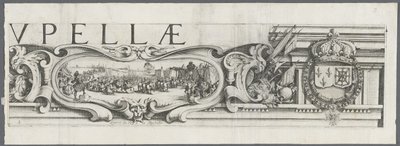Die Belagerung von La Rochelle: Platte 3 von Jacques Callot
