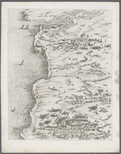 Die Belagerung von La Rochelle: Platte 5, 1628-1630 von Jacques Callot