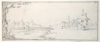 Die Brücke von Gaucheu in Epinal von Jacques Callot