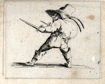 Verschiedene Gobbi-Figuren von Jacques Callot