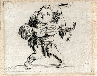 Verschiedene Gobbi-Figuren von Jacques Callot