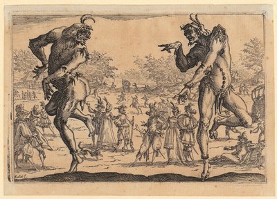 Zwei Pantaloni von Jacques Callot