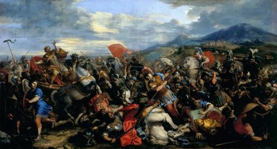 Die Schlacht von Gaugamela im Jahr 331 v. Chr. von Jacques Courtois