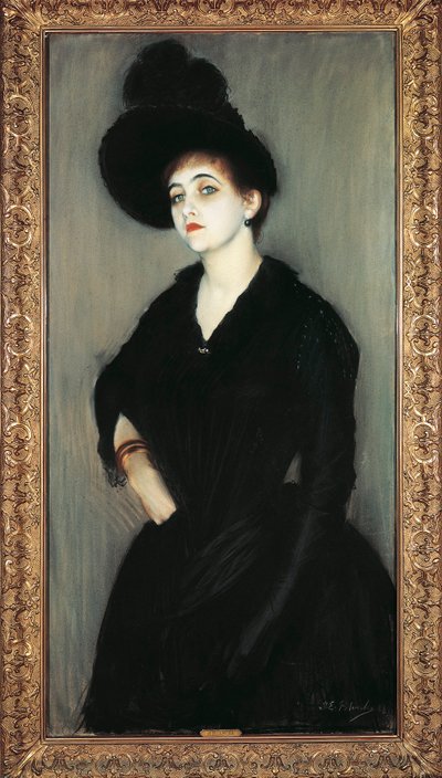 Frankreich, Paris, Porträt von Madame Adelaide Vasnier von Jacques Emile Blanche