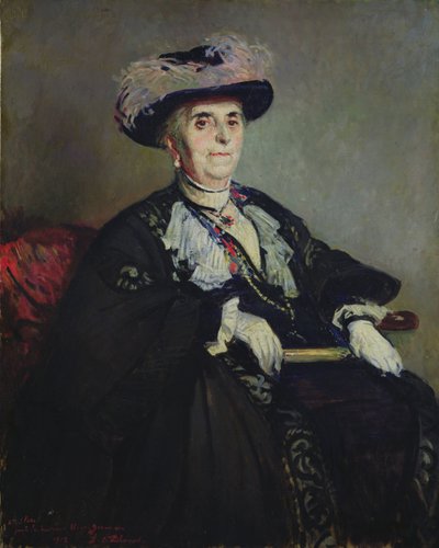Zweite Studie für ein Porträt von Madame Henri Germain, 1913 von Jacques Emile Blanche