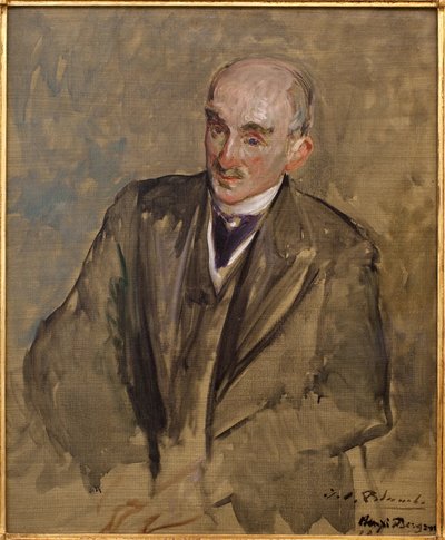 Studie für das Porträt von Henri Bergson (1859-1941). Gemälde von Jacques Emile Blanche (1861-1942) von Jacques Emile Blanche