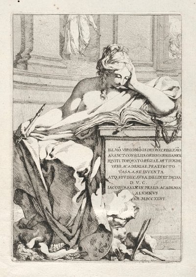 Suite von Vasen: Titelseite, 1746 von Jacques Francois Joseph Saly