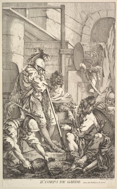 Zweiter Wachraum von Jacques Gabriel Huquier