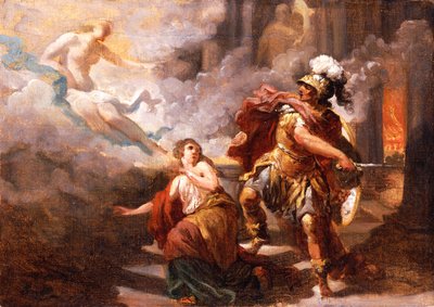Helena von Venus vor dem Zorn des Aeneas gerettet, 1779 von Jacques Henri Sablet