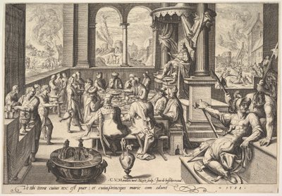 Allegorie der Regierung eines kindischen Königs, 1588 von Jacques II de Gheyn