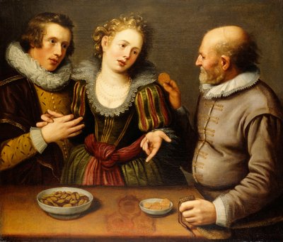 Eine Allegorie der ungleichen Liebe von Jacques II de Gheyn