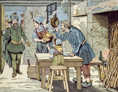 Heinrich IV., König der Armen, der will, dass alle seine Untertanen ein Huhn zum Sonntagsessen haben, ca. 1900 von Jacques Marie Gaston Onfray de Breville (Job)