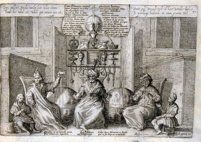 17. Jahrhundert gravierte Illustration aus einer Sammlung von Sprichwörtern. Paris 1657-1663. Von Jacques Lagniet (1620-1675). Französischer Graveur. Von ihm viele sozialkritische Gravuren und Spottbilder wie seine manchmal grotesken und fantastischen Illu von Jacques Lagniet