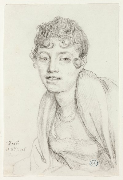 Büste von Angelique Mongez von Jacques Louis David