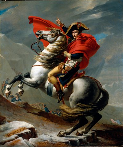 Reiterporträt von Napoleon I. Bonaparte von Jacques Louis David