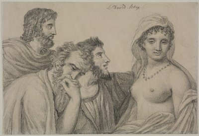 Phryne vor ihren Richtern von Jacques Louis David