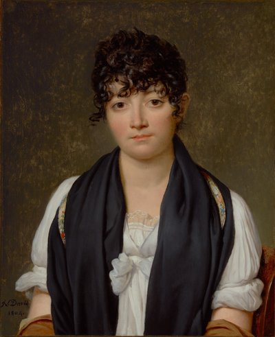 Porträt von Suzanne Le Peletier de Saint-Fargeau von Jacques Louis David