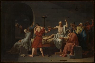 Der Tod des Sokrates von Jacques Louis David