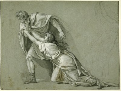 Die Abreise von Marcus Attilius Regulus nach Karthago, 1785-86 von Jacques Louis David