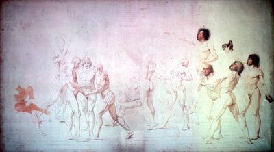 Der Eid im Ballhaus (1791) von Jacques Louis David