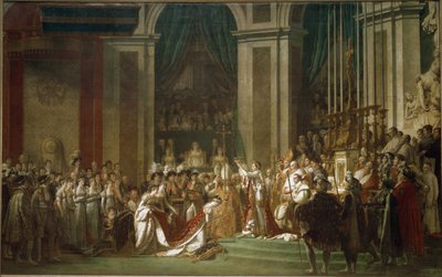 Die Weihe des Kaisers Napoleon I. und die Krönung der Kaiserin Josephine von Jacques Louis David