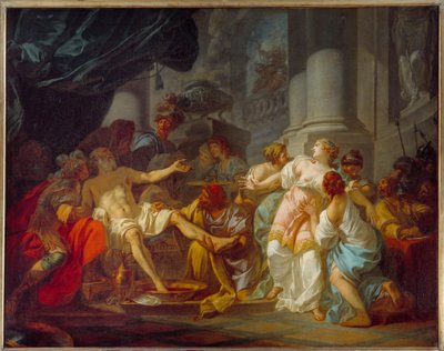 Der Tod des Seneca von Jacques Louis David