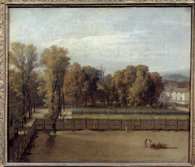 Ansicht des Jardin du Luxembourg in Paris von Jacques Louis David