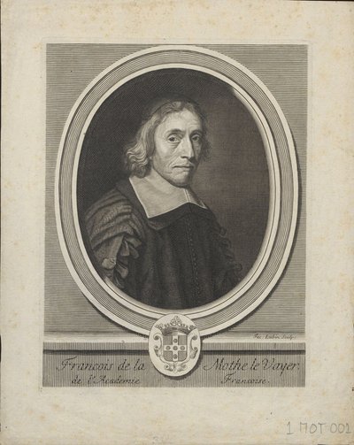 Porträt von François de La Mothe le Vayer 1588-1672, ca. 1695 von Jacques Lubin