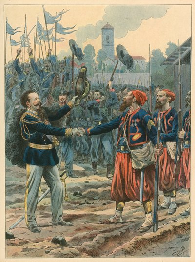 Italien - Der königliche Marsch von Jacques Marie Gaston Onfray de Breville (Job)