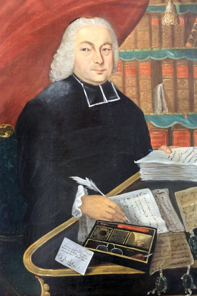 Porträt von Kanonikus Afforty, 1760 von Jacques Nicolas Julliard