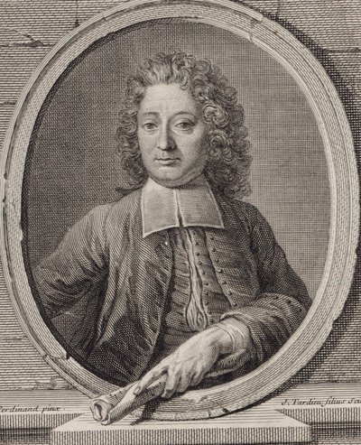 Porträt des Komponisten Jean-François Lallouette 1651-1728 von Jacques Nicolas Tardieu