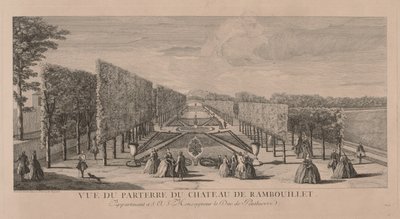 Blumengarten des Schlosses Rambouillet von Jacques Rigaud