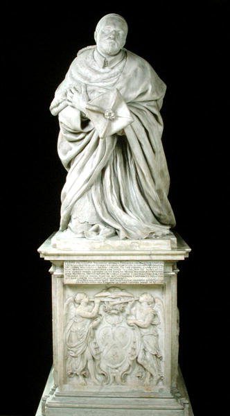 Denkmal für Kardinal Pierre de Berulle (1575-1629) aus der Karmeliterkapelle in Paris von Jacques Sarazin