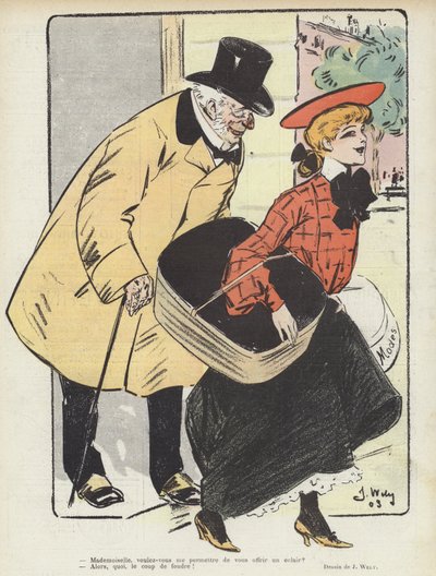 Illustration für Le Rire von Jacques Wely