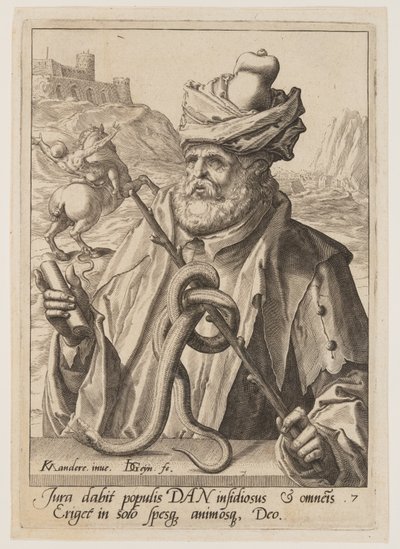 Dan, aus Die zwölf Söhne Jakobs von Jacques de Gheyn II