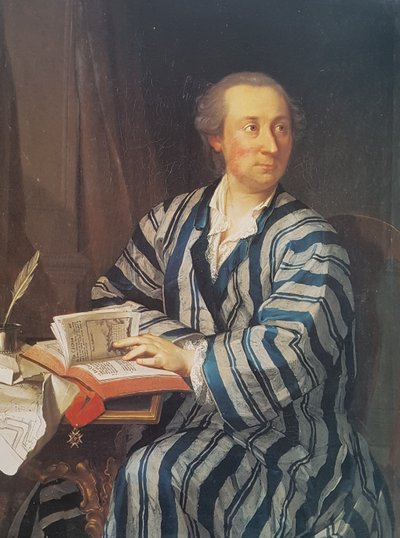 Bildnis Samuel Isaak Emanuel Gross (1732-1763), Offizier in der Schweizergarde von Jakob Emanuel Handmann