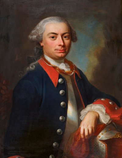Porträt von Friedrich von Luternau (1727-1797) von Jakob Emanuel Handmann