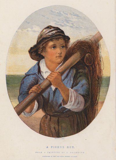 Ein Fischerjunge von James (after) Drummond