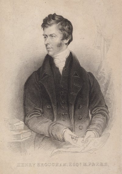 Henry Brougham von James (after) Lonsdale
