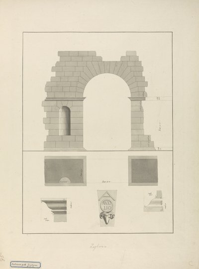 Eingangstor, Zaghouan von James 1730 94 Bruce