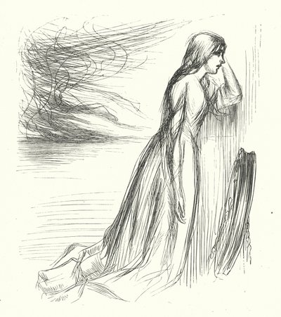 "Verließ sein Zuhause" (Gravur) von James Abbott McNeill (after) Whistler