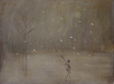 Schneesturm von James Abbott McNeill (after) Whistler