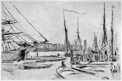 Eine Skizze aus Billingsgate, 19. Jahrhundert 1904 von James Abbott McNeill Whistler