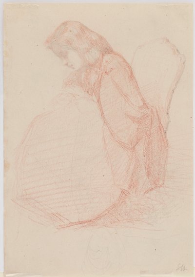 Eine zweiseitige Zeichnung von Fumette und tanzenden Clowns von James Abbott McNeill Whistler