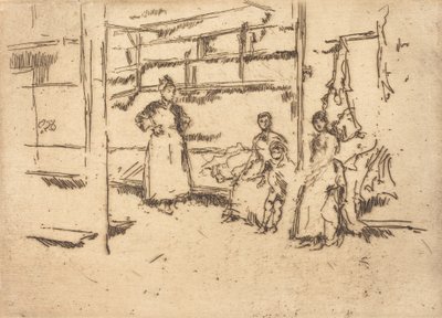 Nach dem Verkauf, Hounsditch von James Abbott McNeill Whistler